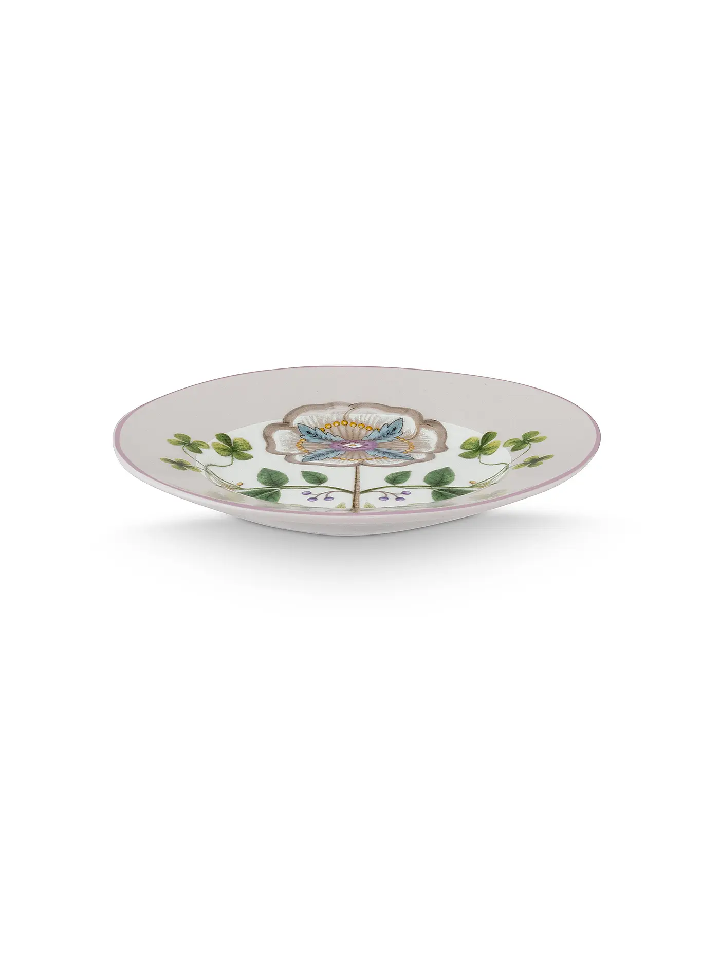 PIP STUDIO | Brotteller LILY & LOTUS 12cm Off White | lila
